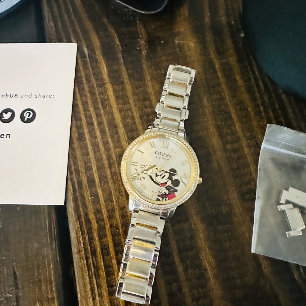 Unique Limited Edition Citizen Watch with Mickey Mouse Sun Eco charge
